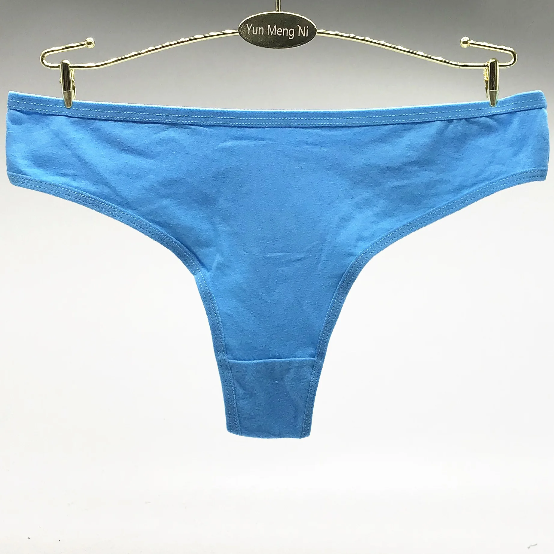 Сексуальные стринги х/б женские Трусики-брифы T-Back ремень из розового белого и