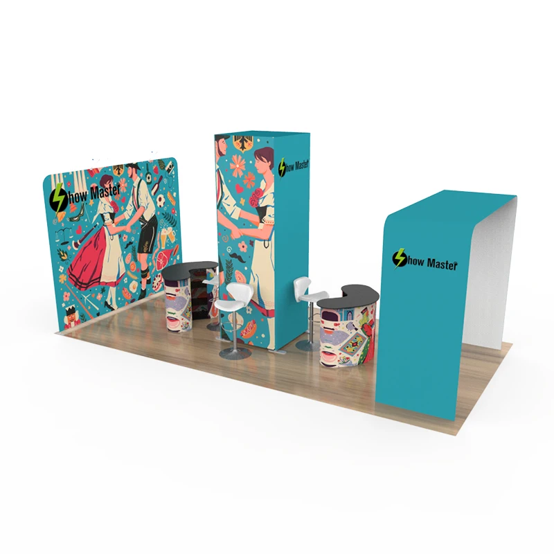 Портативный 3*6 м выставочный баннер фон стенд Выставка складной стенд|Флаги