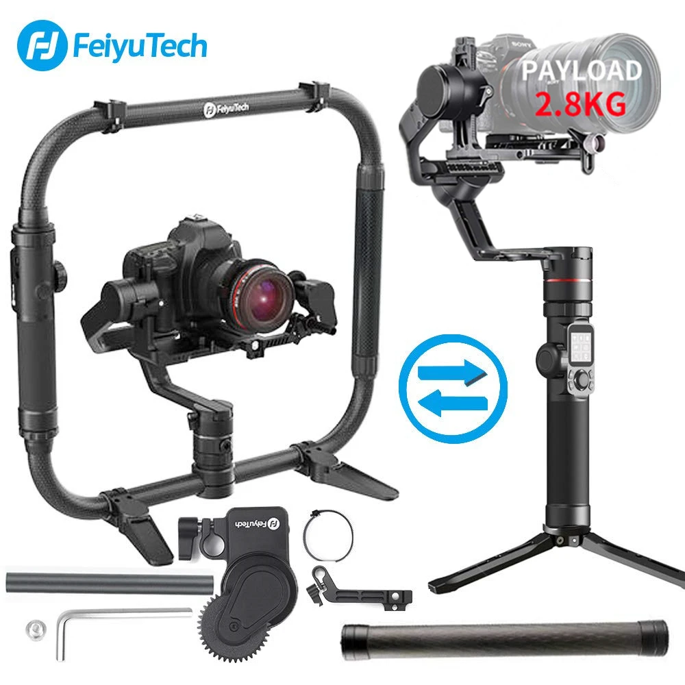 FeiyuTech Feiyu AK2000 AK4000 AK4500 3-осевая карманная Камера карданный стабилизатор для sony Canon Panasonic GH5 Nikon D850