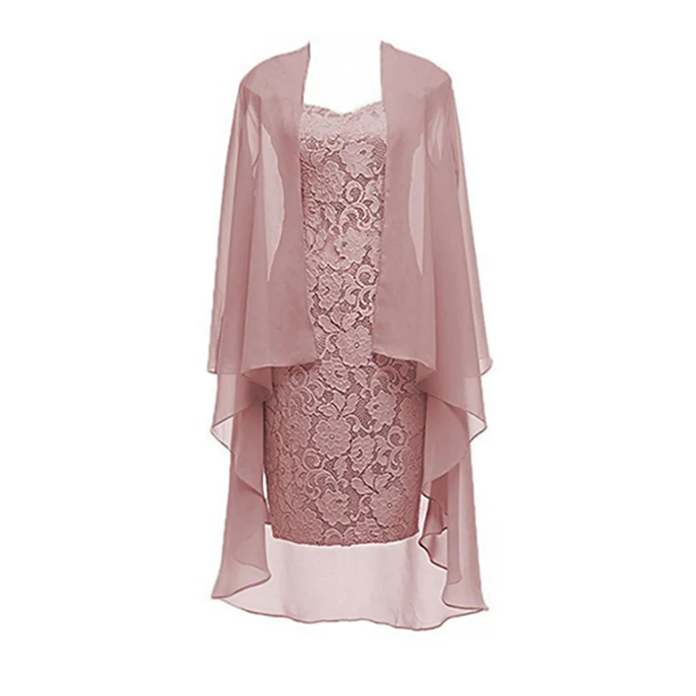 Женское шифоновое платье карандаш Wipalo новое осеннее кружевное миди размера плюс