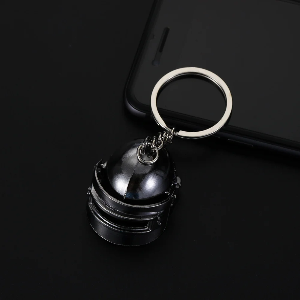 1 шт. имитационная модель Медь брелок шлем и Пистолеты 98K для фанатов игры брелки