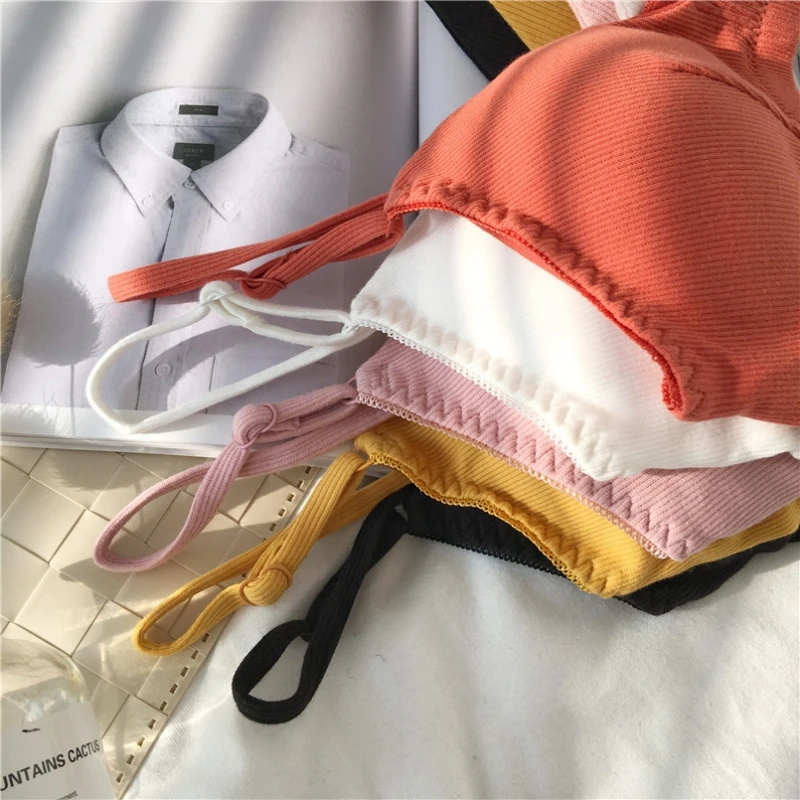 Женское сексуальное нижнее белье хлопковый бюстгальтер пуш-ап с треугольными