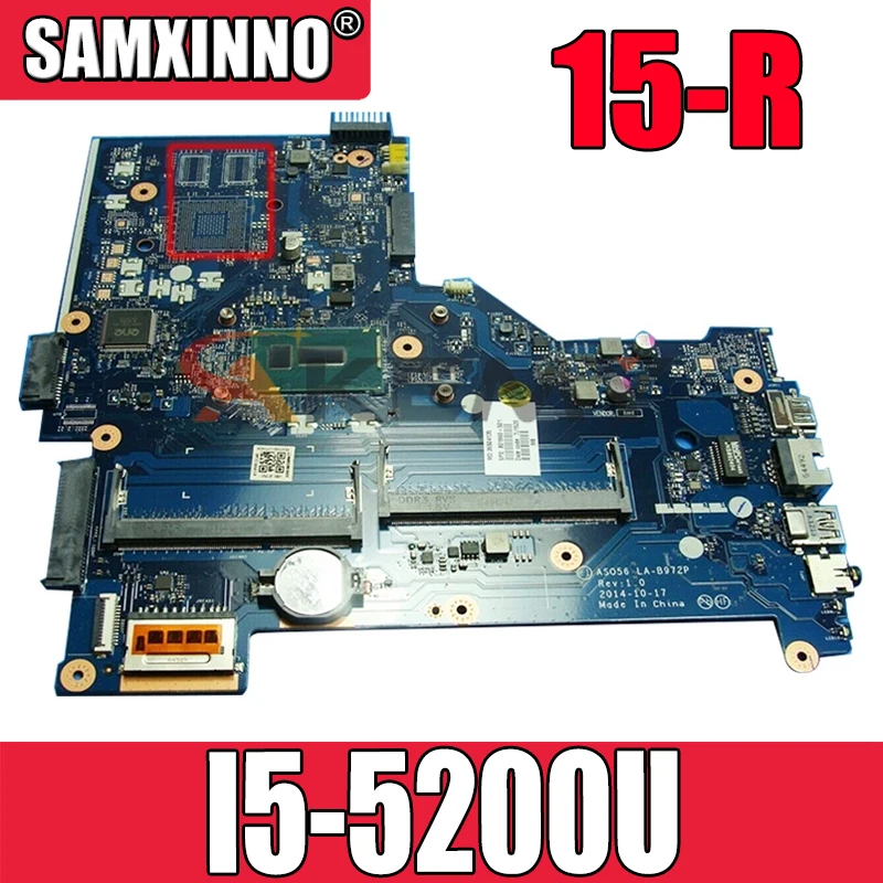 

781680-001 790668-501 AS056 LA-B972P натуральная материнская плата для HP 250 G3 15-R материнская плата портативного компьютера с SR23Y I5-5200U 100% проверка прошла успе...