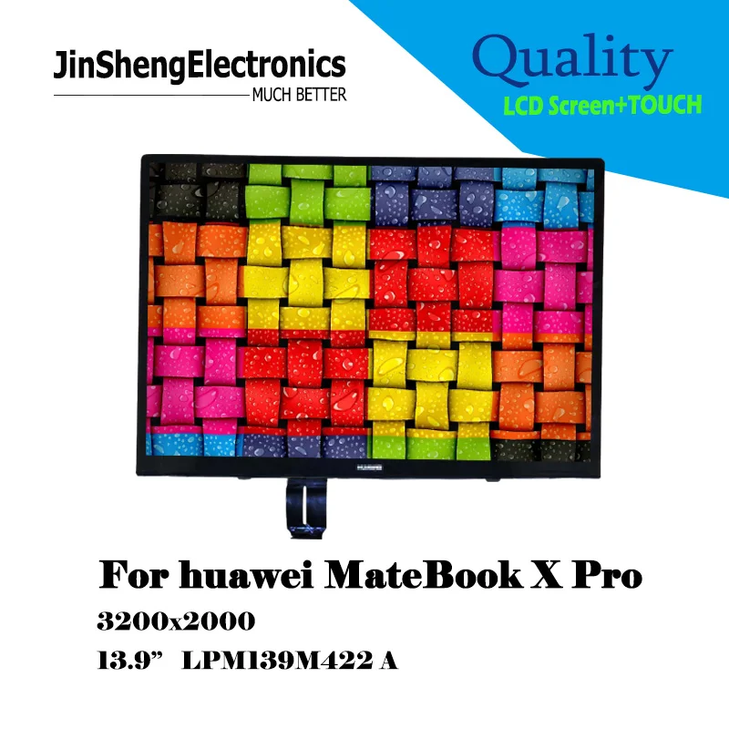 ЖК дисплей 13 9 дюйма LPM139M422 A 3 k для Huawei MateBook X Pro сменный сенсорный экран в сборе PN
