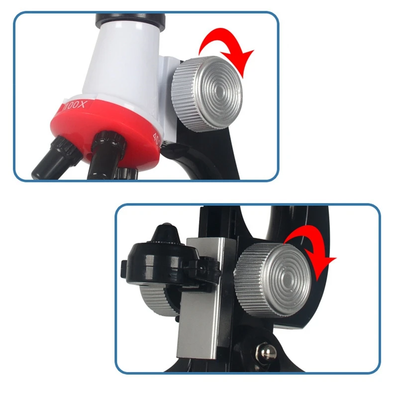 

Children Hd 1200X Microscope Kit Science Experiment Teaching Aid Science Toy School Laboratory Equipment