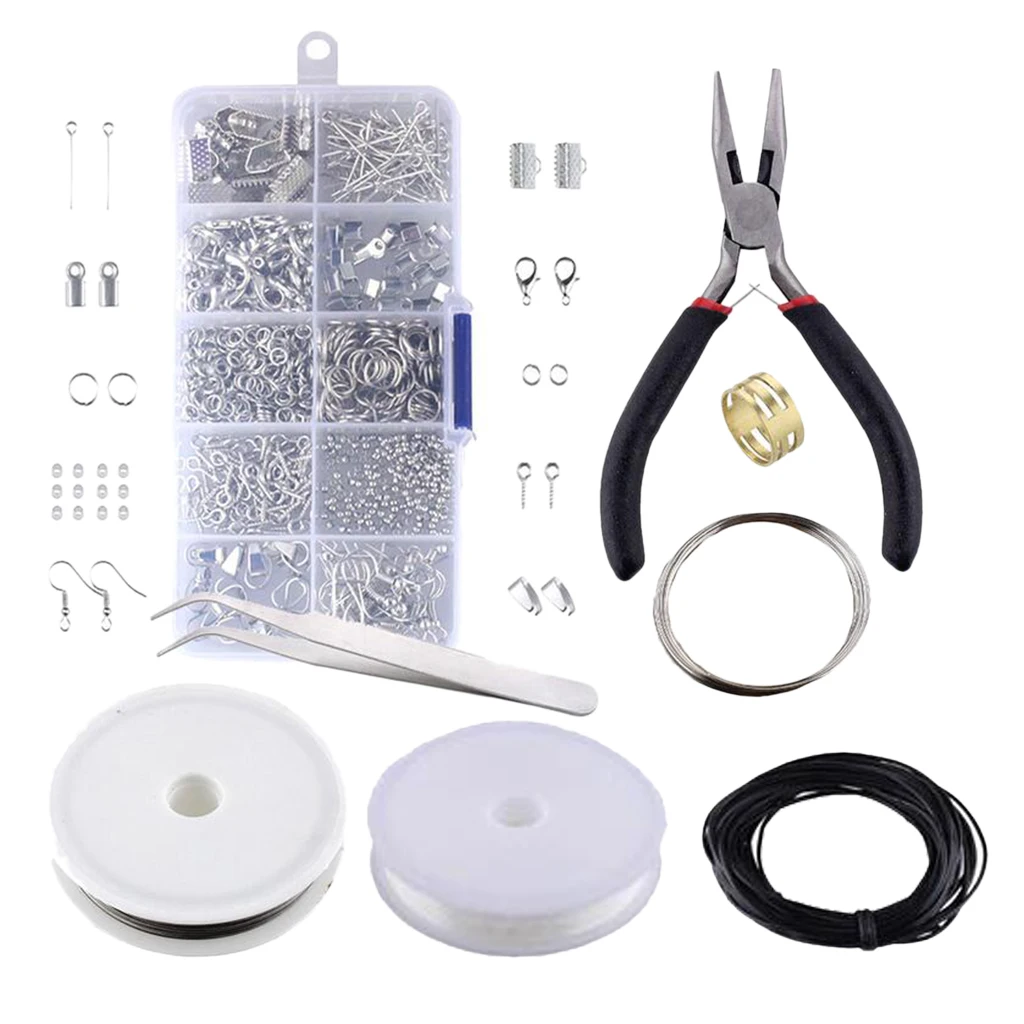 

Jewelry Repair Tools Pliers Brass Ring Beading Wires for Adult Handmade DIY