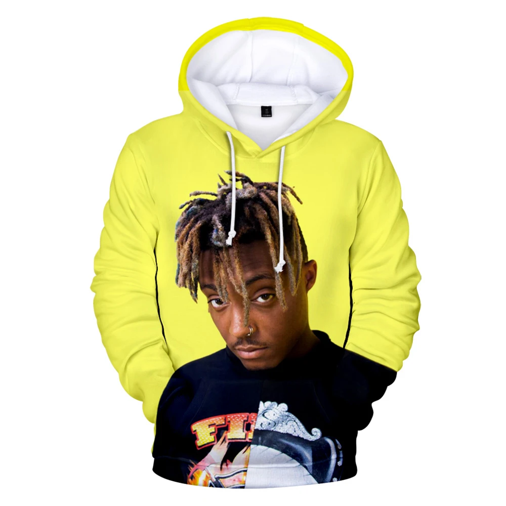 Rapper Juice Wrld толстовки для мужчин/женщин Хип Хоп Harajuku 3D Толстовка с капюшоном серии