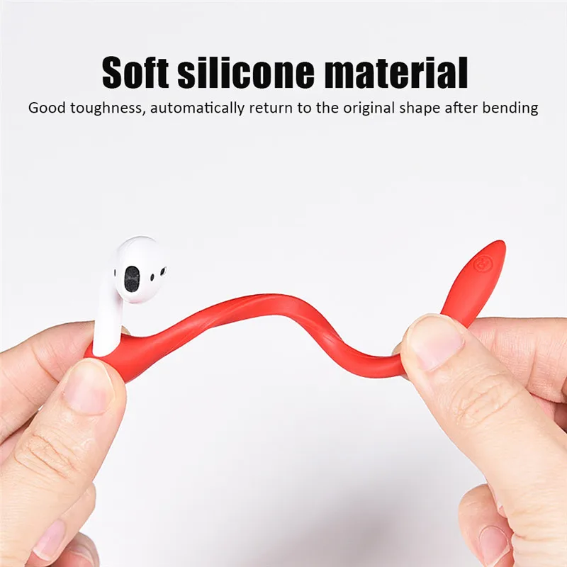 Силиконовый держатель для наушников Airpods 2 с заушным крючком Apple air pods защита от