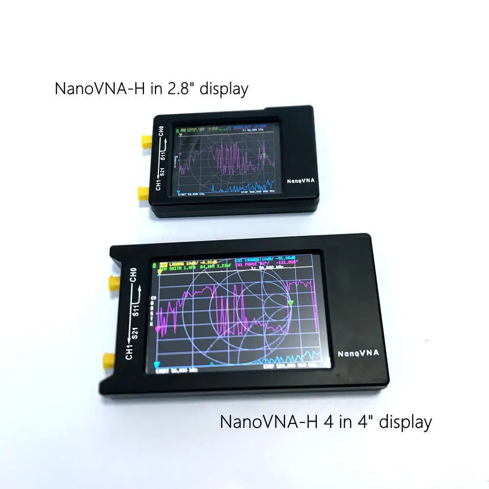 Сетевой антенна-анализатор NanoVNA-H4 10 кГц ~ 1 5 ГГц VNA 4 дюйма ЖК-дисплей аккумулятор 1950