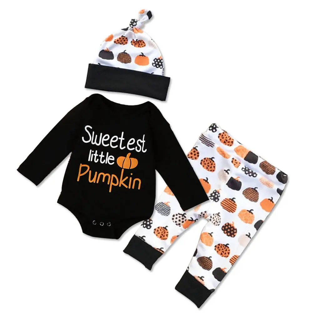 3 шт./компл. одежда для маленьких мальчиков и девочек комплект: комбинезон с