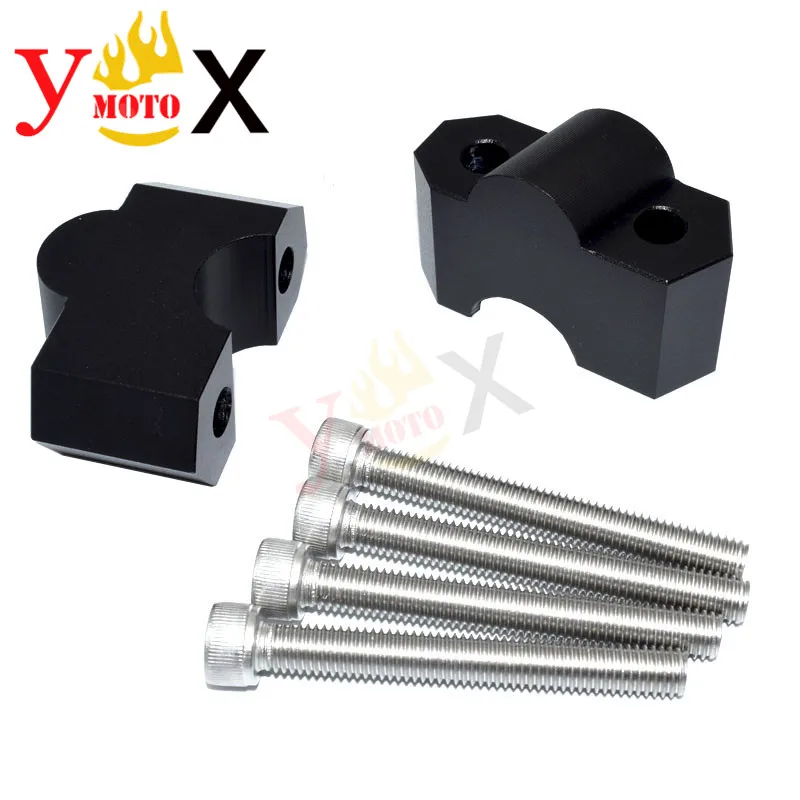 CNC Motorcycle Drag Handlebar Riser Clamp Adapter Rise Up 20MM For KAWASAKI Z750 2004-2011 2005 2006 Z1000 2007-2009 2008 | Автомобили и