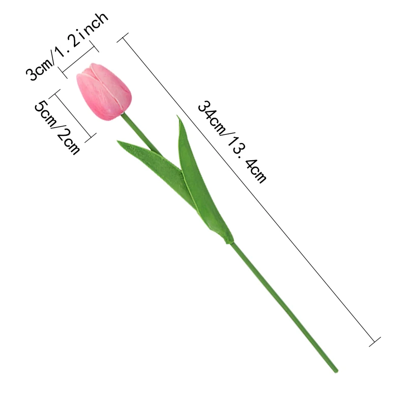 5/10PCS Artificial Flowers Tulips Home Decor Bouquet Garden Mariage Wedding Decoration Fake | Дом и сад