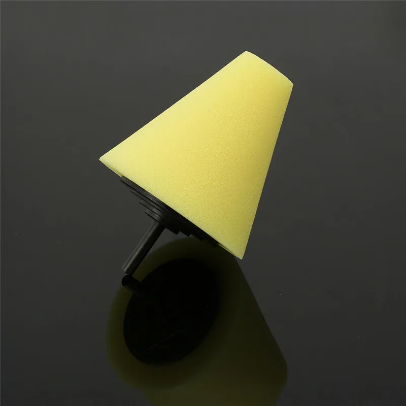 Useful Car Polishing Burnishing Foam Sponge Tyres Wheel Hub Tool Machine Cone-shape Disk Auto Storage Accessories Dropship | Автомобили и