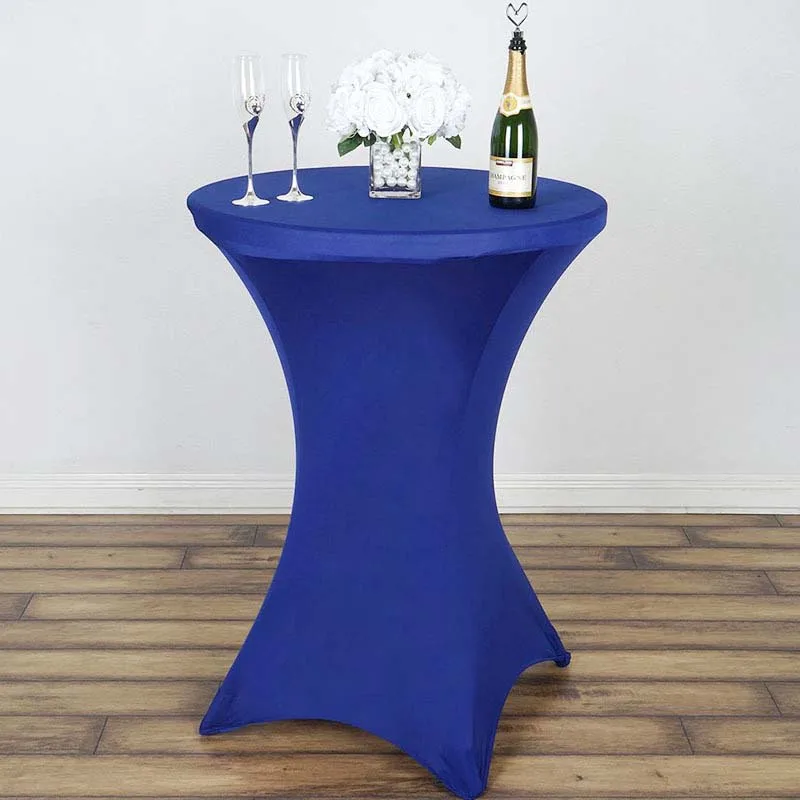 Эластичные эластичные скатерти из лайкры и спандекса 10 шт.|spandex cocktail table cover|table covers