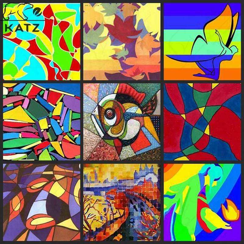 

Diamond Painting Accessoires Light Art Color Graffiti Cross Stitch Diy Stitching Picture Diamond Mosaic Home Embroidery Decor