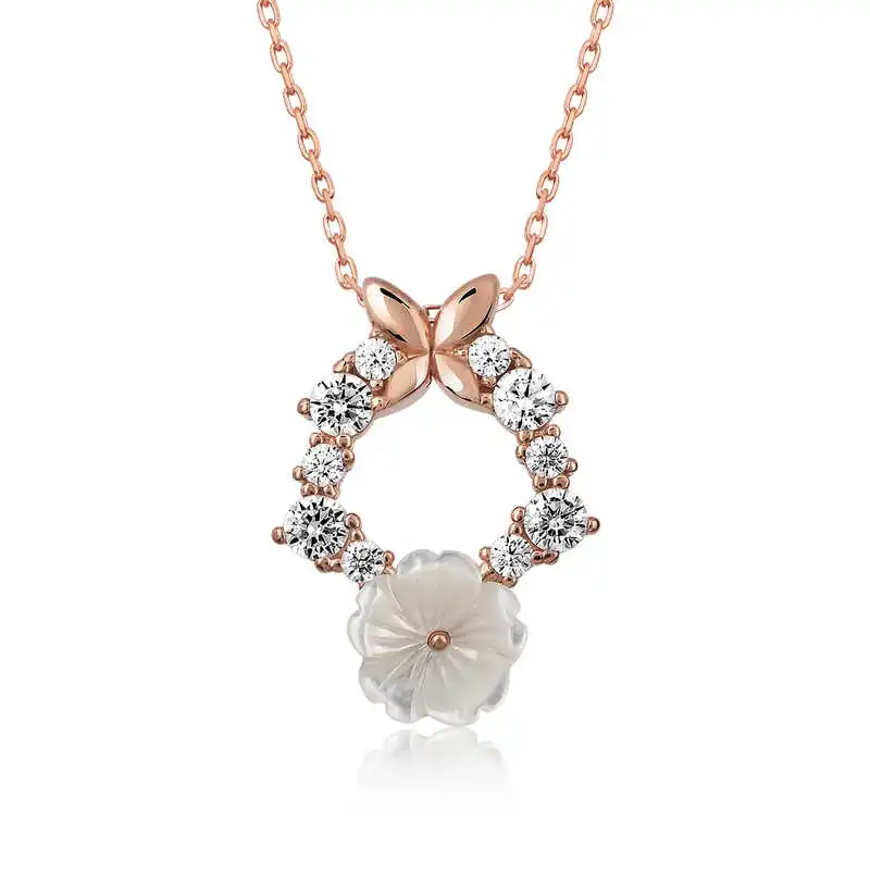 

Серебряное весеннее цветочное ожерелье Silverlina