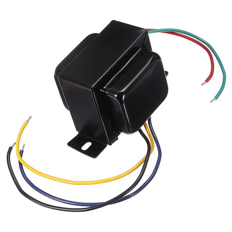 1 шт. прочный односторонний аудиотрансформатор с выходом 5 В черный 60*55*50 мм для