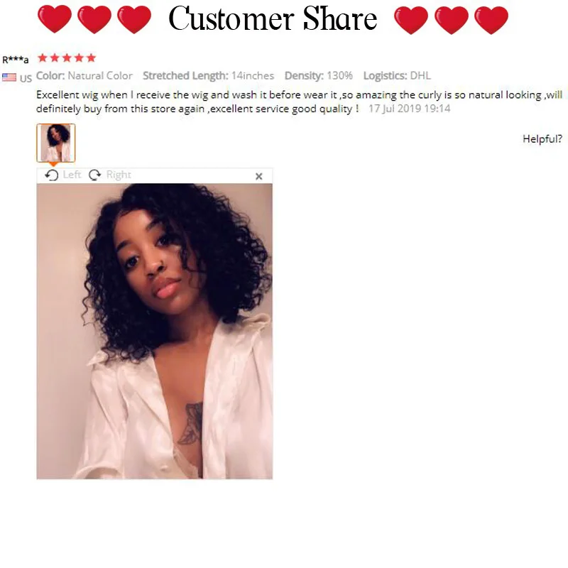 LUFFYHAIR предварительно вырезанные бразильские Волосы remy вьющиеся Синтетические волосы на кружеве парик 13x6 глубокое разделение 130% Плотность парики из натуральных волос для Для женщин