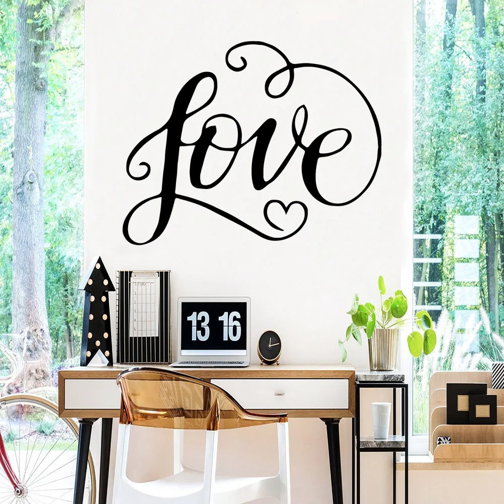 

New Design love Wall Sticker Pvc Wall Stickers Wall Art Wall Paper Living Room Children Room Pvc Wall Decals