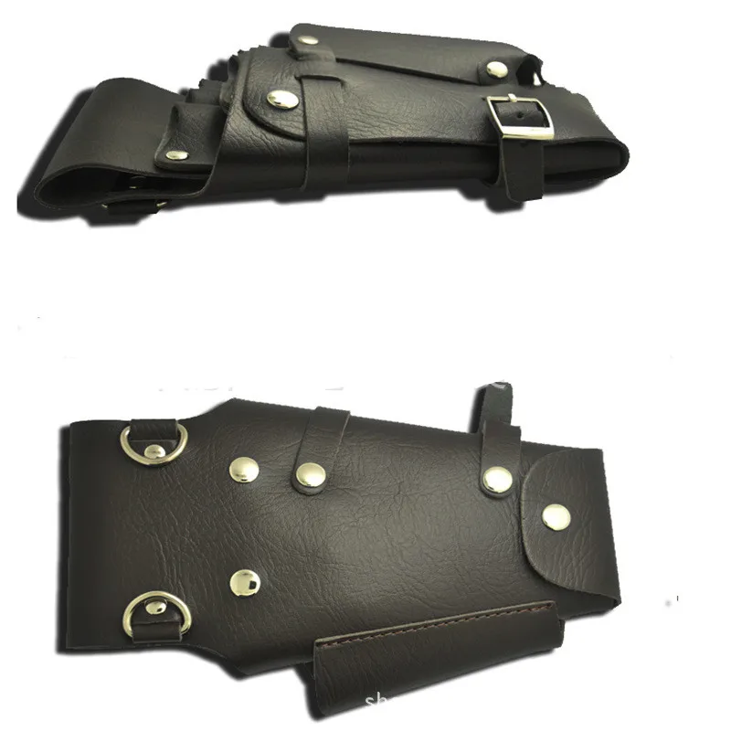 Кожаный парикмахерский набор для хранения ножниц съемная сумка ремень |