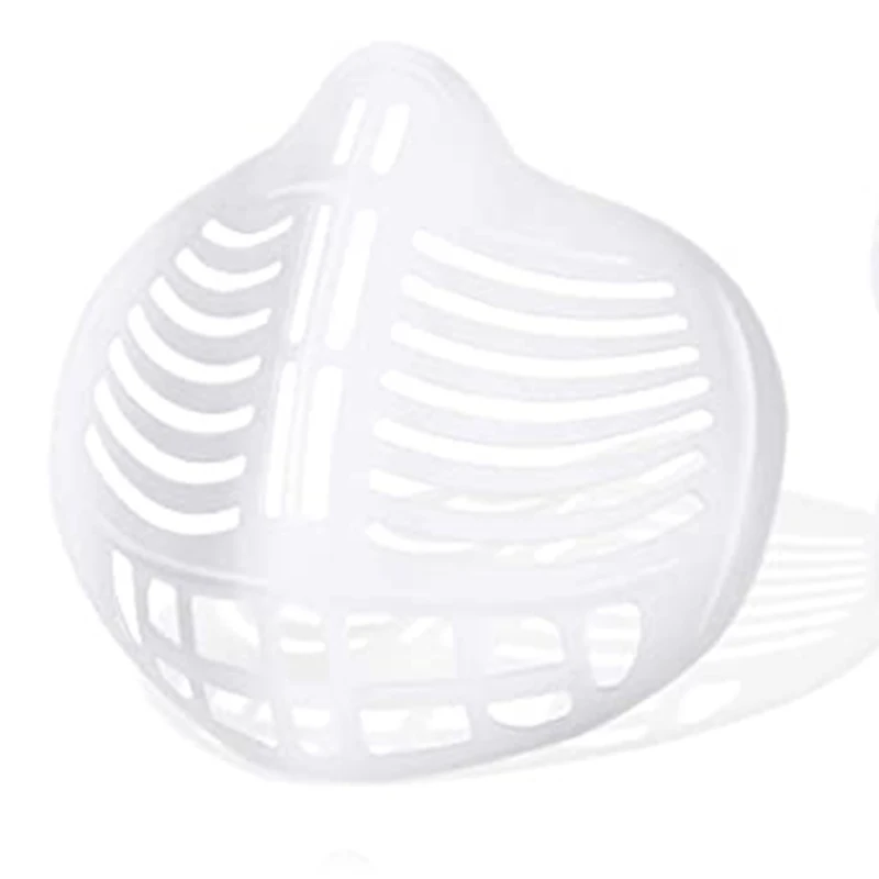 Face Lipstick Protector Mask Inner Bracket 3D Comfort Breathable Reusable Silicone Support Frame can | Красота и здоровье