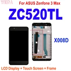 ЖК-дисплей 5,2 дюйма для ASUS Zenfone 3 Max ZC520TL X008D, сенсорный экран с дигитайзером в сборе с рамкой для ASUS ZC520TL LCD, оригинал