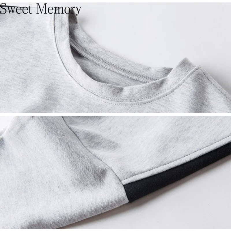 

2021 Sweet Memory Women Autumn Winter Suit Tracksuit 2 Piece Set Long Sleeve Stitching Sweatshirts Sport Wear