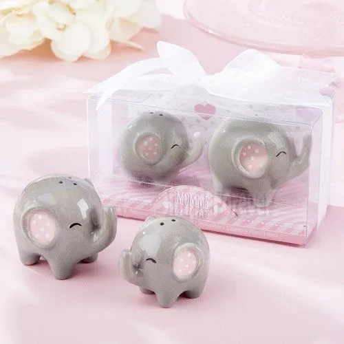 60 шт./лот 30 комплектов Baby Shower Mommy and Me маленький арахис слон керамическая соль и