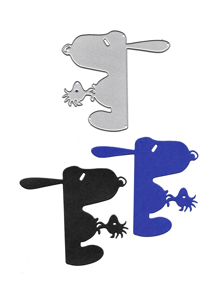 

Cute Dog Metal Cutting Dies Stencil For Scrapbooking DIY Mold Album Card Making Template Embossing Folders Clear Stamps And Dies
