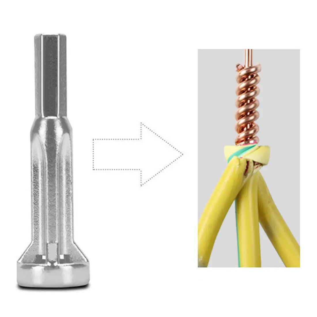 Универсальный автоматический коннектор электрика для скручивания и зачистки