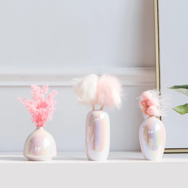 Жемчужная керамическая Цветочная ваза сделай сам высушенные цветочные горшки