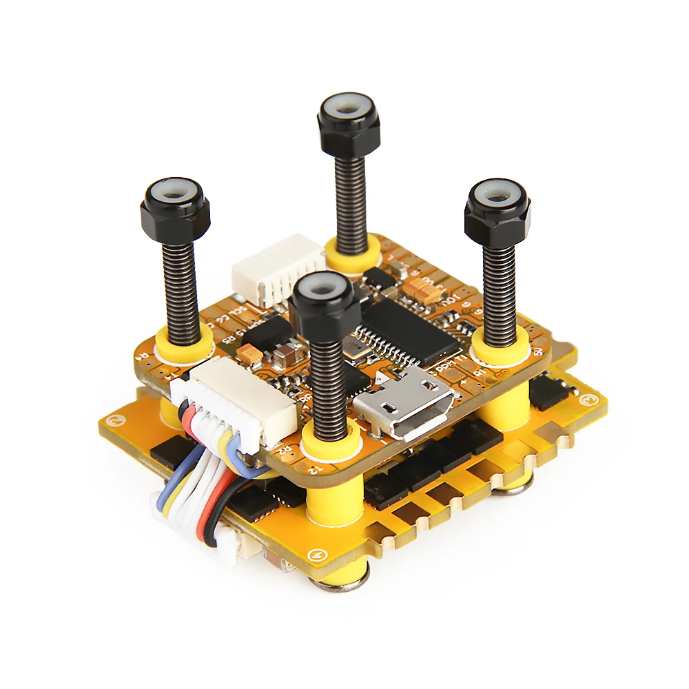 T-motor MINI F45A ESC + Контроллер полета F7 для бесщеточного дрона с бесщеточным