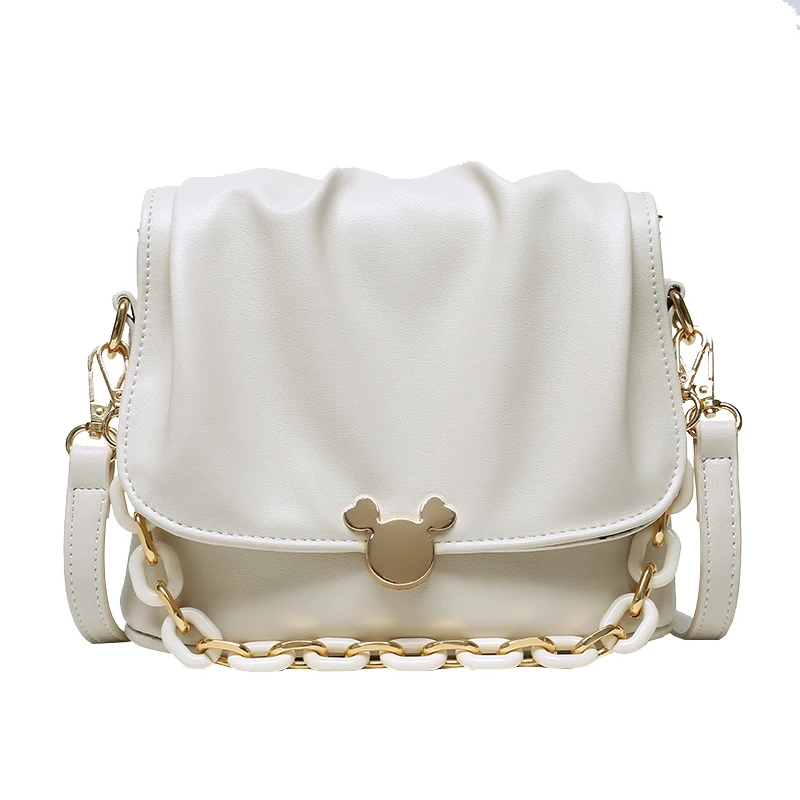 

Web celebrity lady small bag 2020 new fashion summer carry cross-body bag versatile instagram pleated bucket bag