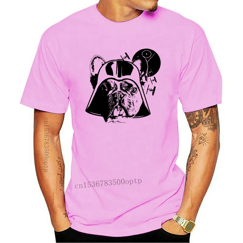 Новинка 2021 мужская рубашка Darth French Мужская футболка с французским бульдогом -