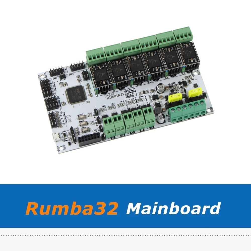 6pcs TMC5161 Driver Module + Rumba32 Rumba 32 Control Board Compatible with Marlin 2.0 32Bit For 3D Printer Accessories