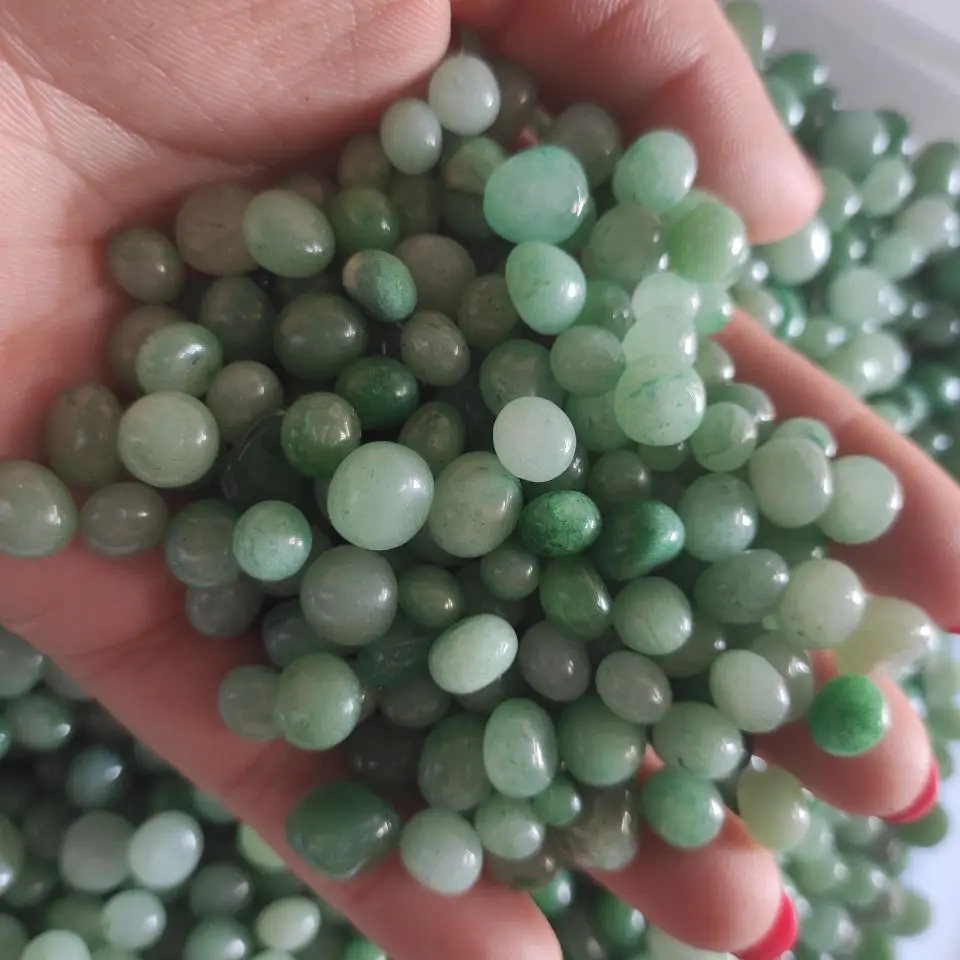 

100g Natural Dong ling Jade Gravel Crystal Stone Rock Healing Gemstone Green Aventurine for Fish Tank Home Decor
