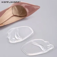silicone gel forefoot insole shoes pads high heel soft orthopedic insole anti slip foot protection foot cushions pain relief