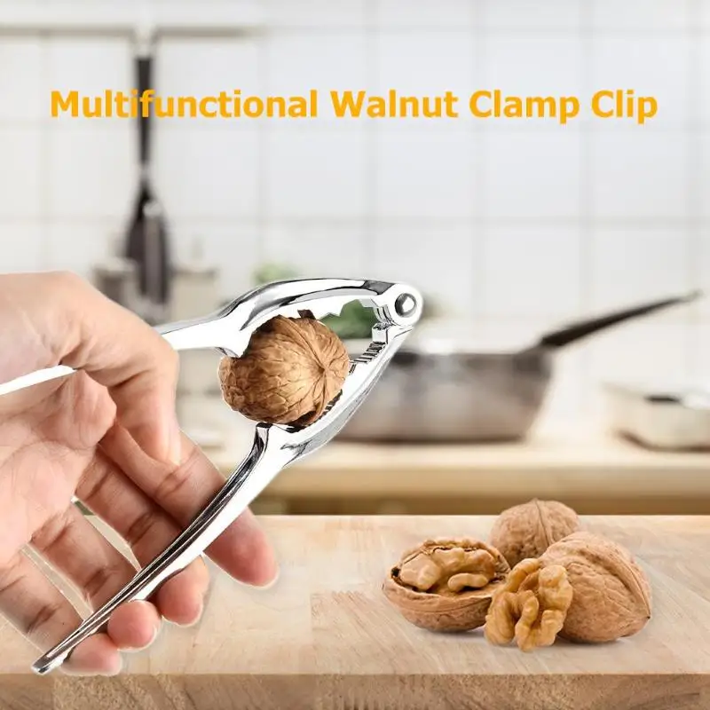 Многофункциональный металлический зажим щипцы для орехов кухонные гаджеты