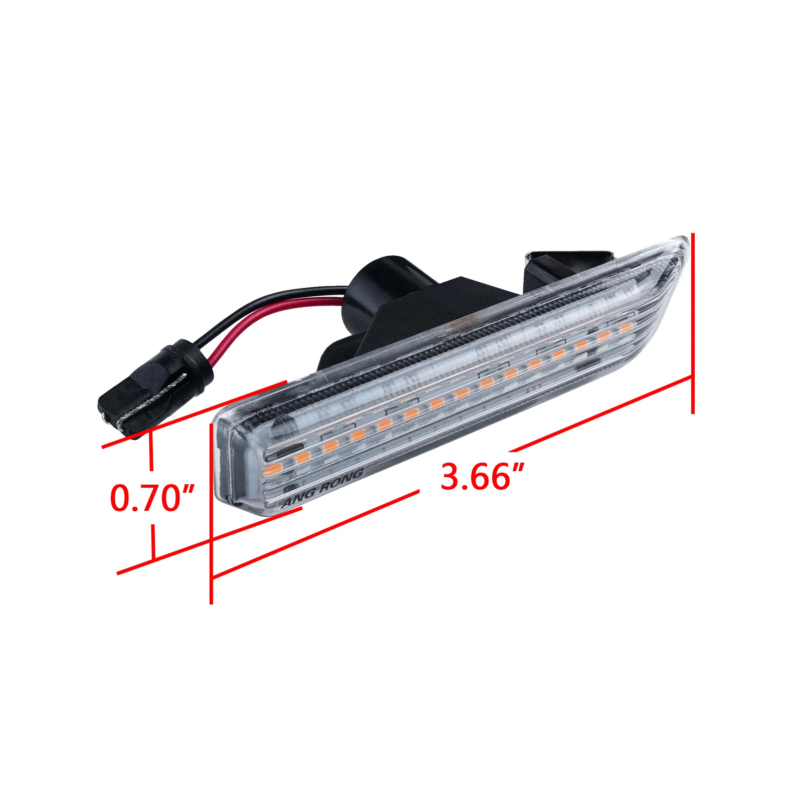 ANGRONG Amber LED Side Indicator Repeater Light For BMW M3 E36 LCI 97-99 &amp X5 E53 00-06 | Автомобили и мотоциклы