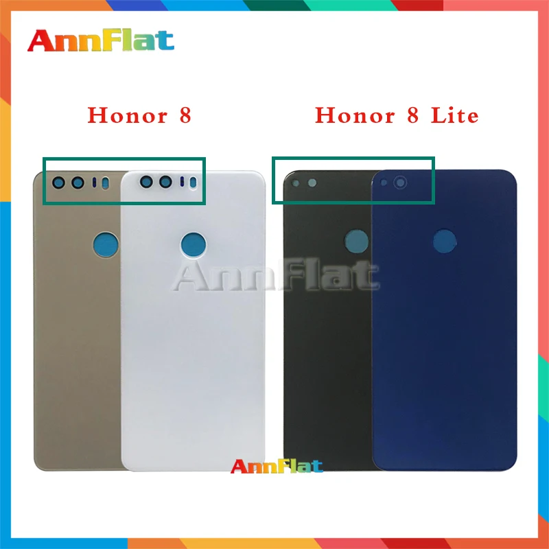 Высокое качество для Huawei Honor 8 / Lite задняя крышка аккумулятора стекло замена