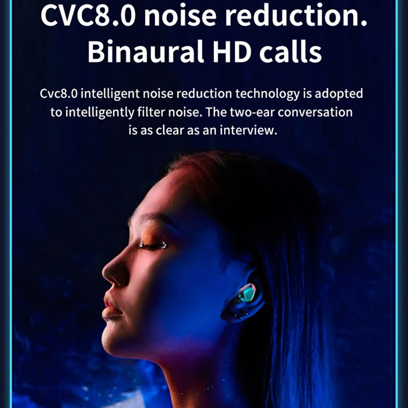 Tws-стереонаушники G40 с поддержкой Bluetooth V5.1 и зарядным футляром на 3500 мА · ч |