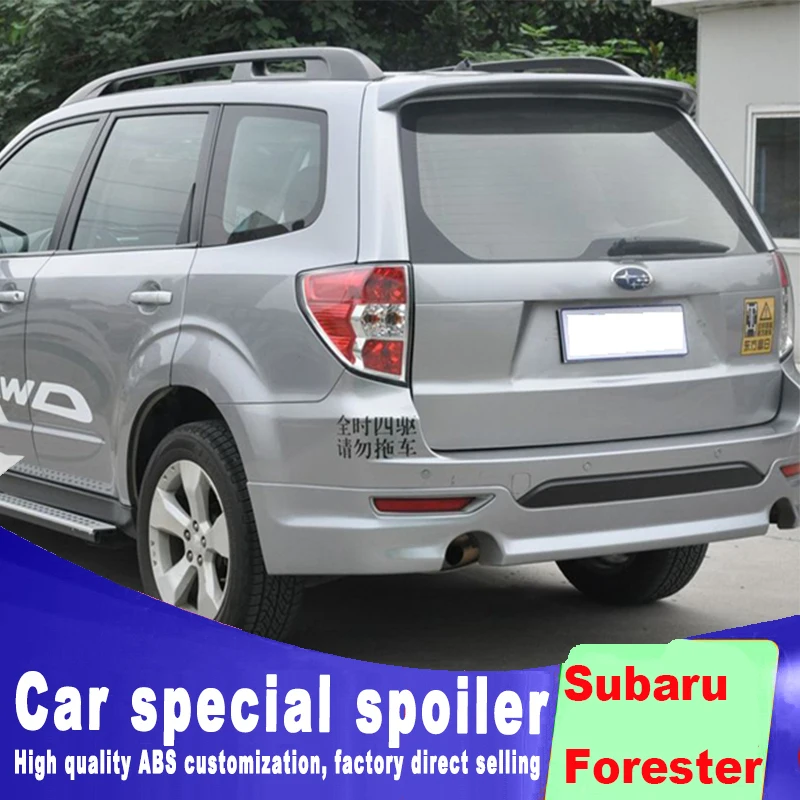 Спойлер на крышу заднего окна для Subaru Forester 2008 2009 2010 2011 2012 большой спойлер из АБС
