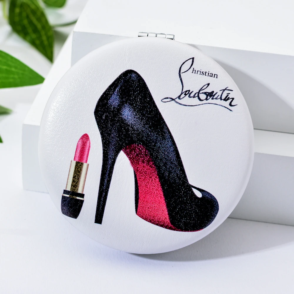 Vicney/Новинка портативное зеркало для макияжа с карманами двухсторонняя модная