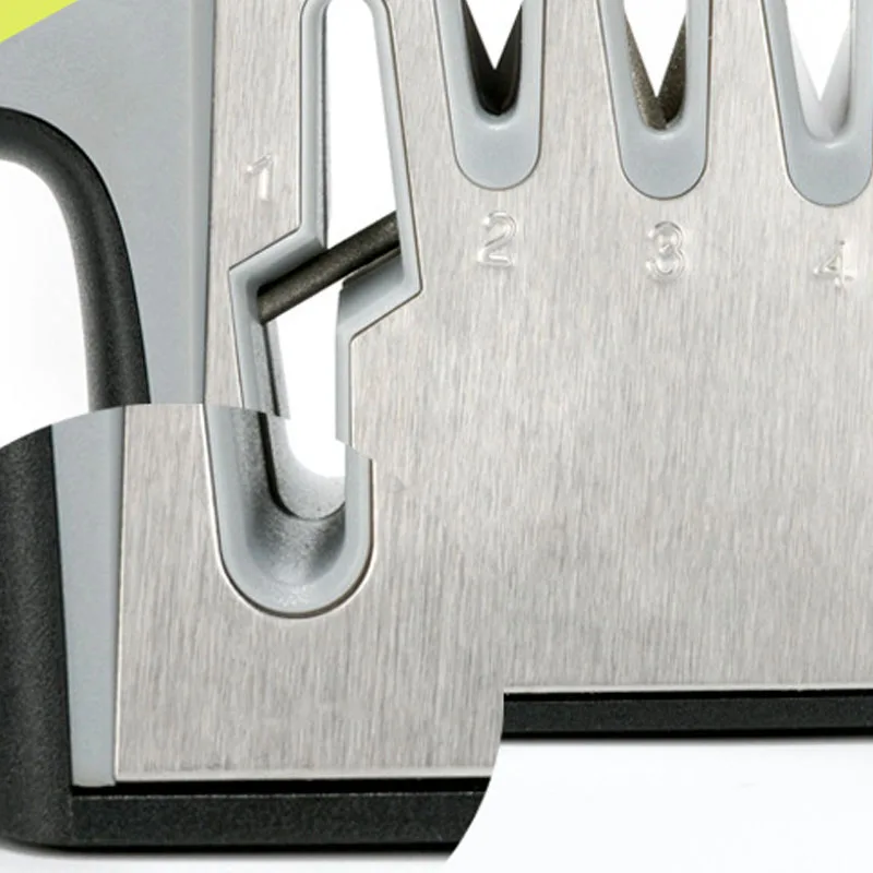Knife Sharpener Four-Stage Manual Fixed-Angle Scissors Tool Fast Household Kitchen Gadgets Multi-Function Sharpening Stone | Дом и сад