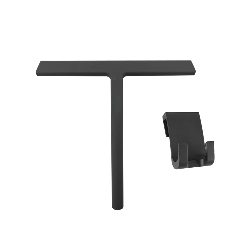

Window Bathroom Home Scraper With Hook Shower Squeegee Silicone Cleaning Tool Glass Wiper Portable Ergonomic Mirror Windshield