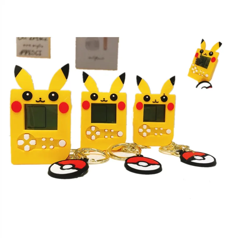 Игровая консоль с покемоном брелок аниме-фигуркой Пикачу детские игрушки