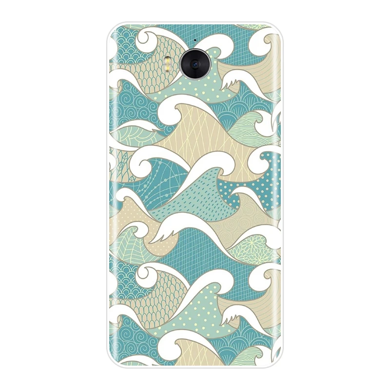 Мягкий чехол из ТПУ для Huawei Y5 Y6 Y7 Prime 2018 Y9 2019 художественный волнистый силиконовый