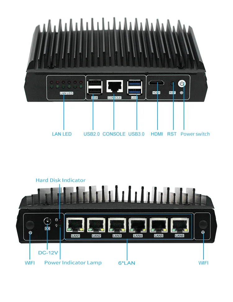 Сетевая безопасность i7 4500U 5500U i5 5200U 4200U i3 5010U 400U i211AT 6LAN консоль NGFF_SSD брандмауэр
