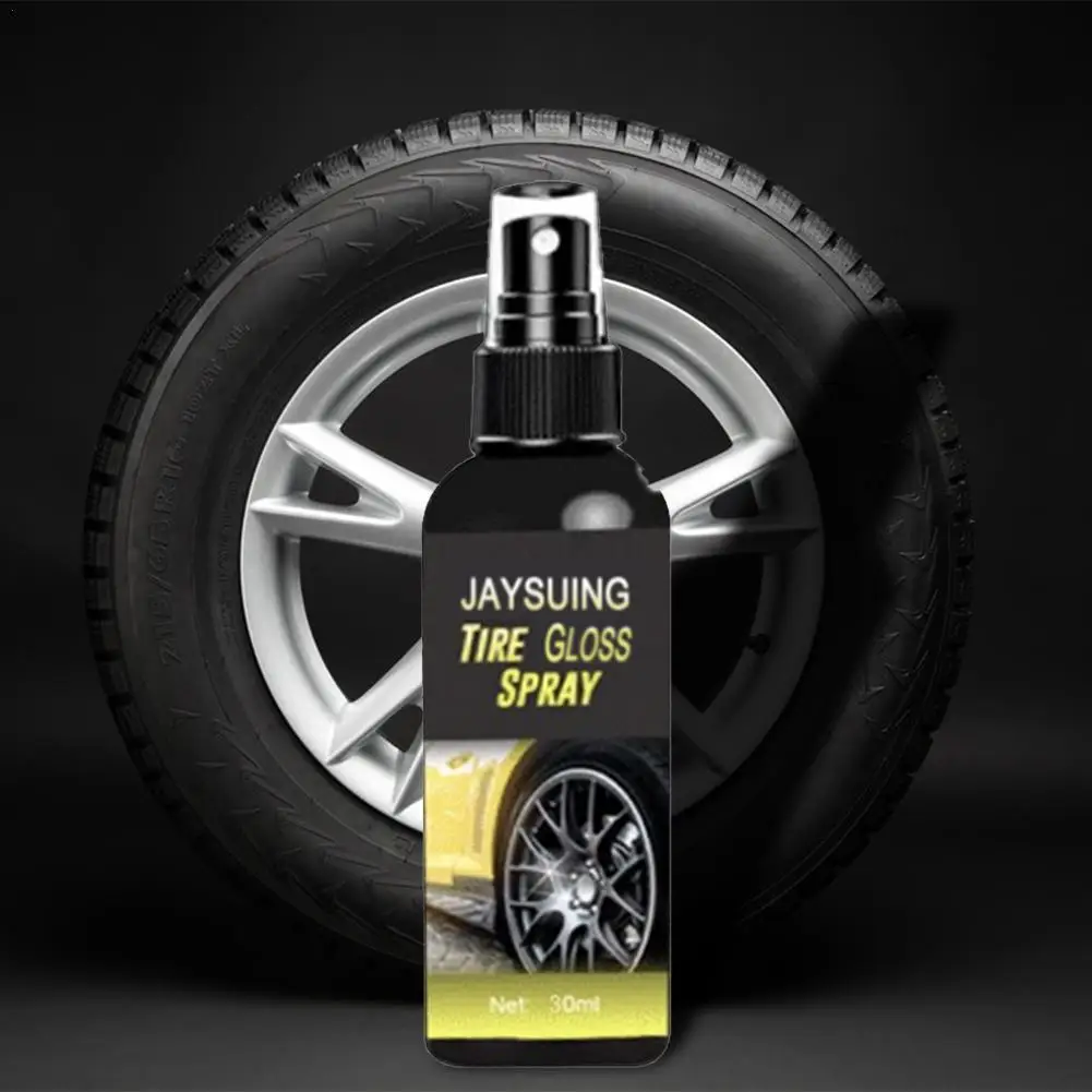 

120ml Car Tire Shine Spray Car Paint Coating Wheel Tyre Gloss Refurbishing Agent Polishing Spraying Wax Cleaner Car Maintenance
