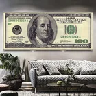 Вдохновляющие плакаты с монетами и долларами, печатные плакаты с купюрами, американскими монетами, картины на холсте, Настенная картина, декор для гостиной